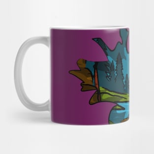 Enchanted Peek - Mystical Forest Scenery Design Mug